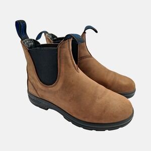 Blundstone Chelsea Boots Womens AU 4.5 US 7.5 Brown Leather Ankle SPS Sole